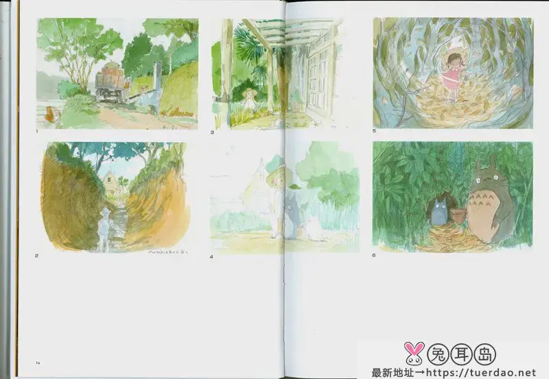 [会员][画集][宫崎骏]The Art of My Neighbor Totoro[89P]